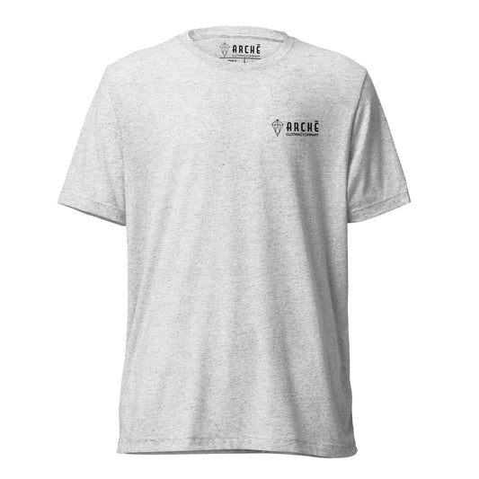 Archē Original Full Logo T-Shirt White Geometric Logo